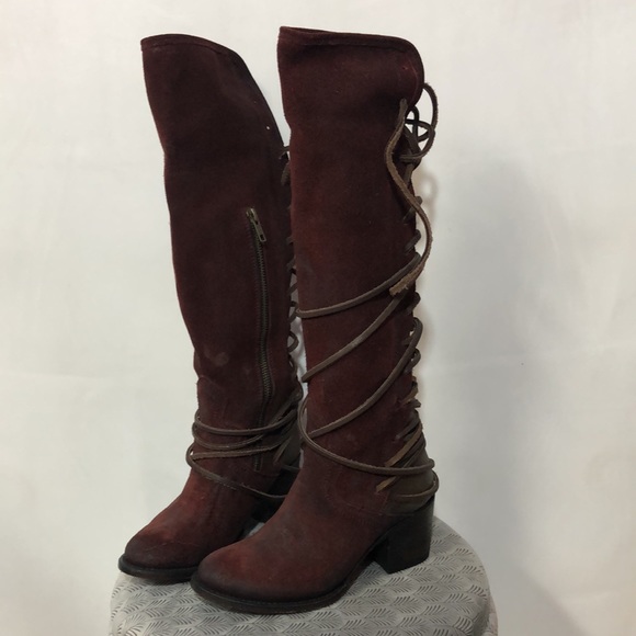 Freebird Coal burgundy boots - Picture 3 of 14